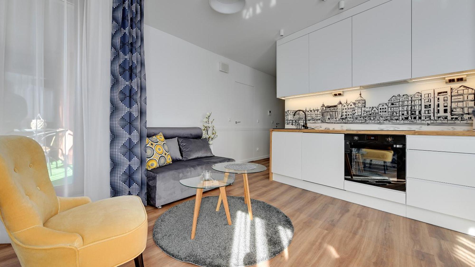 Dom & House - Apartments Waterlane Island กดัญสก์ ห้อง รูปภาพ