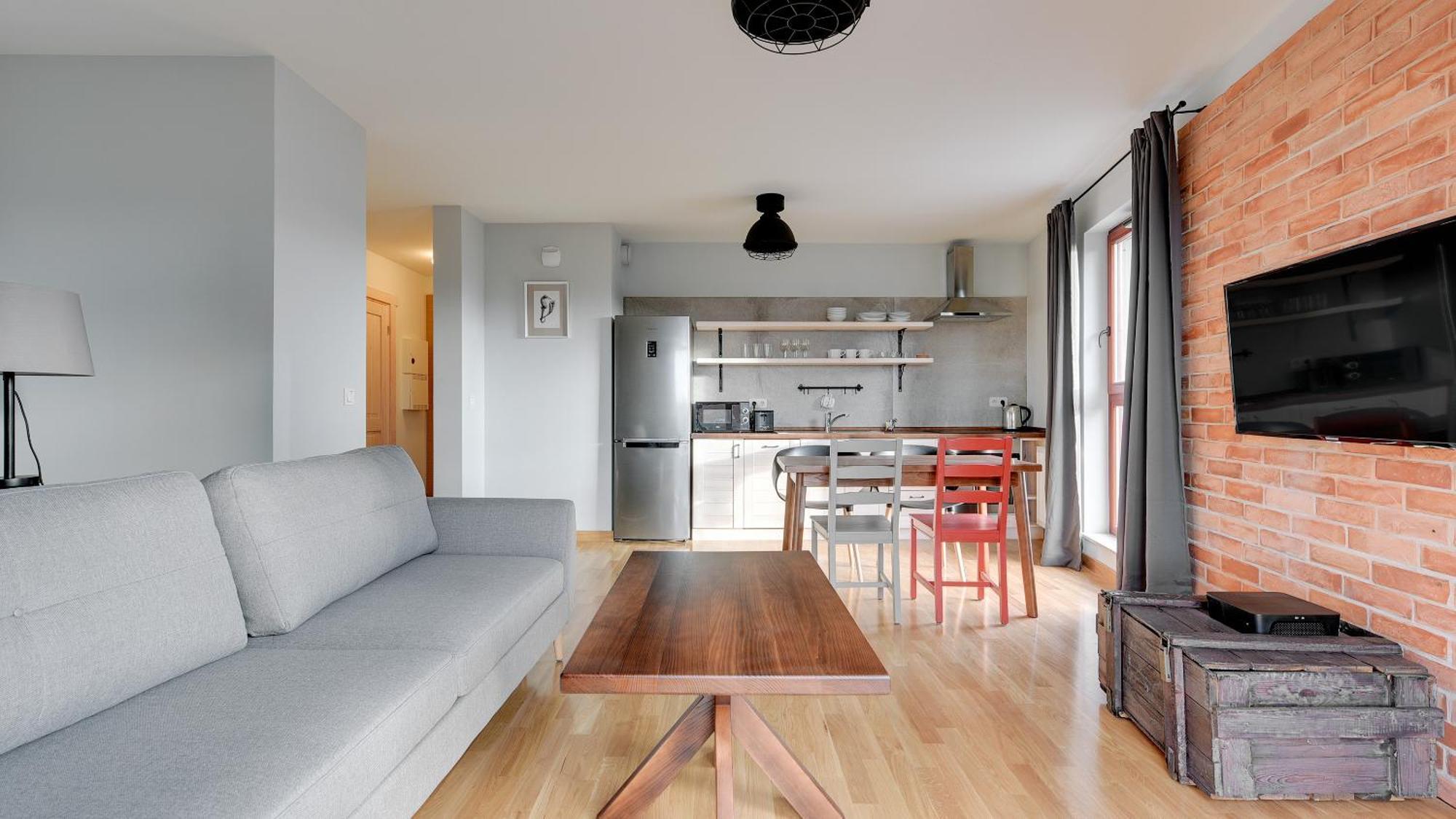 Dom & House - Apartments Waterlane Island กดัญสก์ ภายนอก รูปภาพ