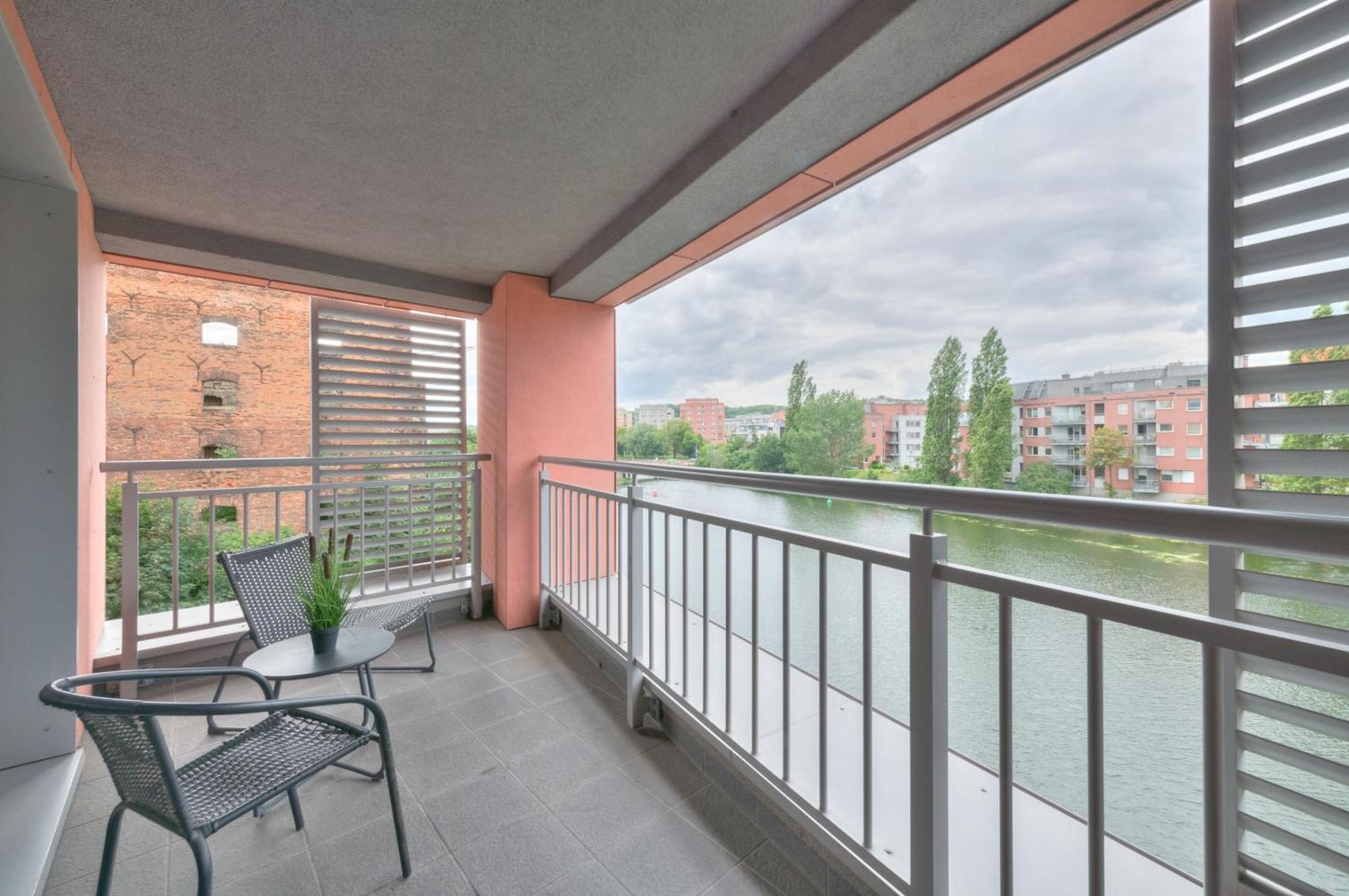 Dom & House - Apartments Waterlane Island กดัญสก์ ห้อง รูปภาพ
