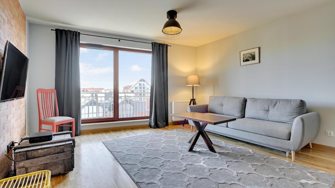 Dom & House - Apartments Waterlane Island กดัญสก์ ห้อง รูปภาพ