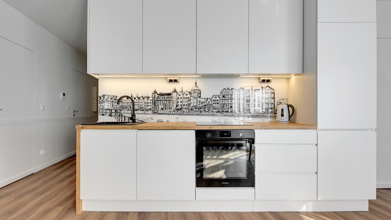 Dom & House - Apartments Waterlane Island กดัญสก์ ภายนอก รูปภาพ